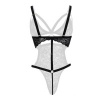 Afbeelding van Christine - Exclusieve body met open kruis Giselle - Zwart