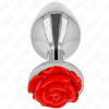 Kink Anal Plug Rose Red Large