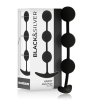 Black&silver - Harry Anal Rosary 3 Silicone Spheres 14 CM