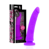Delta Club Harness + Dildo Purple Silicone 17 CM