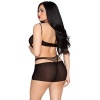 Leg Avenue 81680 Mini Dress Teddy Black
