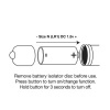 Rocks-Off RO-80mm Midnight Metal Bullet