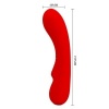 Pretty Love Prescott Rechargeable Vibrator Red