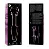 Nebula Series Model 7 Anal Plug Glass Pink 13.5cm