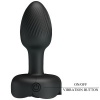 Pretty Love Olman LED Anal Plug Black 8.8CM