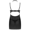 Livco Corsetti Binella Babydoll + Thong Set Black