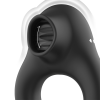 Black&Silver Vibrating Ring 3 Motors Rechargeable