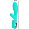 Pretty Love Thomas Multifunction G-Spot Vibrator Aqua Green
