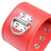 Ohmama Fetish Red Handcuffs Snap Closure