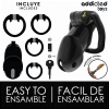 Addicted Toys Locked Mindnight Cell Penis Cage Size L