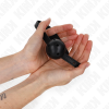 Kink Simplicity Breathable Ball Gag, Black, 4.5cm