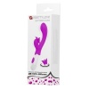 Pretty Love Butterfly Kiss Rabbit Vibrator - Purple