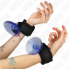 KINK Suction Cup Wrist Restraints Black 29-40 cm x 5 cm