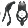 Pretty Love Seth Double Rabbit Vibrating Ring, Black