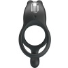 Pretty Love Seth Double Rabbit Vibrating Ring, Black