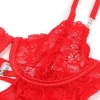 Subblime Lace Babydoll Adjustable Straps Red S/M
