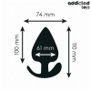 Addicted Toys Anal Plug Silicone Size XXL 11 CM
