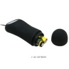 Silicone Anal Plug 12 Vibration Modes Black