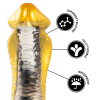 Drakon Dildo Yellow Cobra