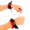 Kink Lace Elastic Restraints Red Hearts 22-35CM