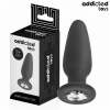 Addicted Toys Anal Plug with Jewel Silicone M 10.4CM