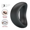 CRAZY BULL - Valen Ergonomic Silicone Cock Ring Black