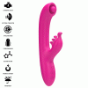 Intense Christina Multifunction Rabbit Vibrator 22.5 CM Pink