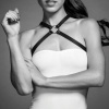 Bijoux Indiscrets Maze Crossed Chest Harness Black
