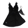 Subblime Babydoll Tulle Black Floral Lace L/XL