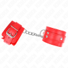 Kink 3 D-Ring Wrist Restraints, Red