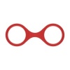 Afbeelding van EasyToys - Flexibele siliconen handboeien - Rood