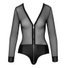 Afbeelding van Cottelli Party - Transparante Body - Zwart
