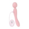 Afbeelding van Good Vibes Only - Dubbelzijdige Wand Vibrator - Soft Silicone - Roze