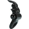 Pretty Love Exciting Rabbit Vibrating Ring, Black
