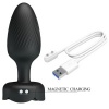 Pretty Love Varian LED Anal Plug Black 10.8CM