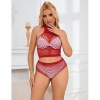 Subblime Fishnet Set with Pink Rhinestones, One Size
