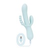 Afbeelding van Good Vibes Only - Triple Stimulation Vibe - Soft Silicone - Blauw