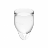 Satisfyer Feel Confident Cup Kit, Clear