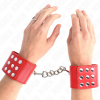 Kink Wrist Restraints with Snap, Red