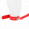 Necklace With Belt 116 CM Red Strap Adjustable 32-50 CM X 8 CM