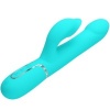Pretty Love Rabbit Vibrator Pearls Aqua Green