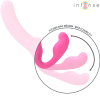 Intense Amy Double Vibrator 20cm - Pink Remote