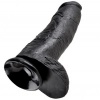 King Cock Black Dildo with Balls, 30.48 CM