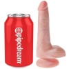 King Cock Realistic Penis with Balls 13.5cm Light