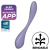 Satisfyer G-Spot Flex 5 Multi Vibrator Lilac