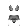 Afbeelding van Obsessive - 3-delige Bh-set Shibu - zwart