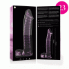 Nebula Series Model 23 Pink Glass Dildo 21.5cm