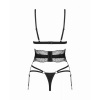 Afbeelding van Obsessive - Lobellis Driedelige Set - Zwart