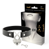 Coquette Chic Desire Leather Heart & Key Collar