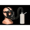 Afbeelding van XR Brands - Inhaler Gas Masker Met Fles - Zwart & Wit